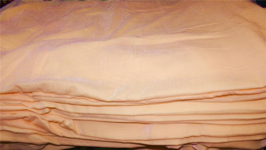 100% Micro Velvet Peach Fused Fabric ~ 44&quot; wide [9137]