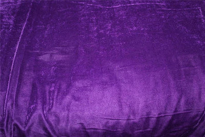100% Micro Velvet Bright Purple Fabric ~ 44&quot; wide [9147]