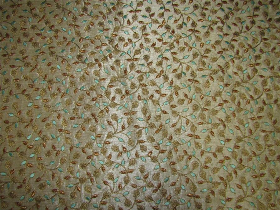 Intricate embroidered fabric 44" wide BRO651[3]