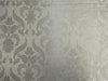 Brocade fabric ivory x metallic silver color 44&quot;wide BRO594[5]