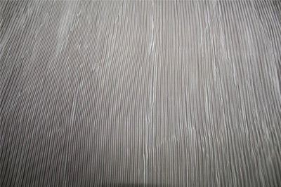 grey color Polyester Pleated Fabric ~ 58&quot; Wide