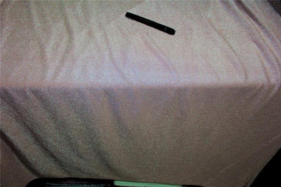 Nude Cream x Silver color shimmer Lycra fabric ~ 58&quot; wide.