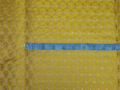 Brocade fabric golden yellow x metallic gold 44" WIDE BRO654[2]