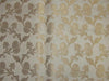 Brocade fabric cream x gold color 44&quot;WIDE