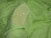 Rich green color crinkle chiffon fabric 44&quot;wide PKT#7