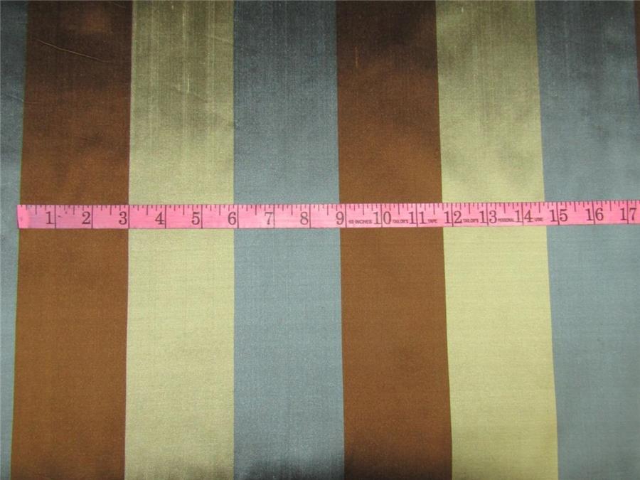 Silk Dupioni Fabric green/blue/ brown color 54" wide DUPS62