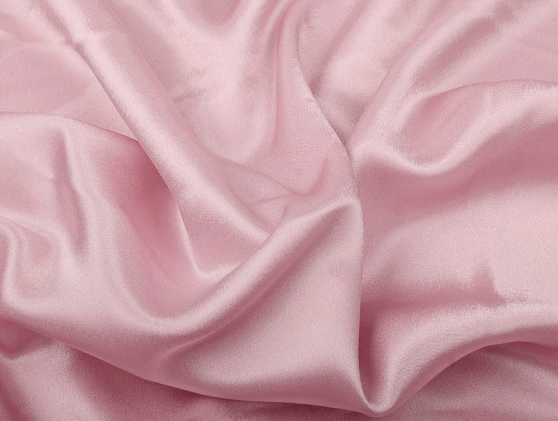 Sweet Light Pink viscose modal satin weave fabric ~ 44&quot; wide.(102)