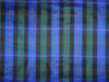 Silk Dupioni Scottish Tartan Check Fabric 54&quot; Width