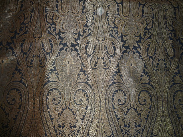 Silk Brocade Fabric Pink,Ivory & Metallic Green COLOR 36" WIDE BRO31 available for bulk preorder