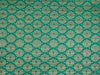 Pure SILK BROCADE FABRIC Green ,Red &amp; Metallics Color 44" wide BRO313[3]