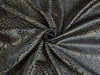 Spun Silk Brocade fabric Dark Silver &amp; Gold Color 44" WIDE BRO320[4]