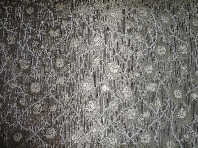 Crushed sheer Gold x Black metallic tissue fabric 40&quot;