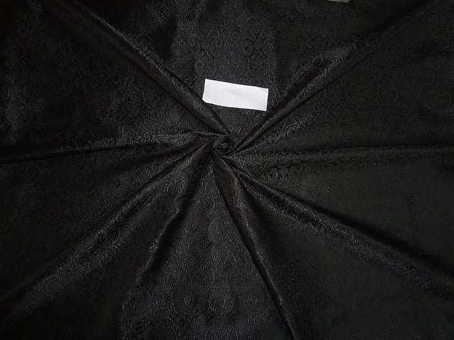 Silk Brocade vestment design~Light Jet Black color 44" wide BRO129[7]
