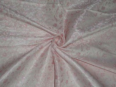 Silk Brocade~Width 44&quot;~very pretty~Shades of Pink colour  available for bulk preorder