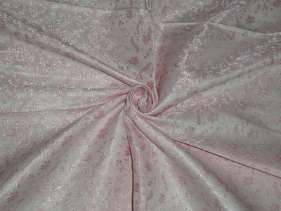 Silk Brocade~Width 44&quot;~very pretty~Shades of Pink colour  available for bulk preorder