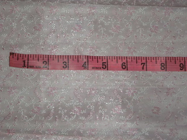 Silk Brocade~Width 44&quot;~very pretty~Shades of Pink colour  available for bulk preorder