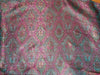 Silk Brocade~Width 44&quot;~very pretty~Aqua Blue,Green &amp; Pink colour