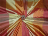 Multi Color 3.5&quot; X 3.5&quot; Dupioni Plaids - Drapery Fabric