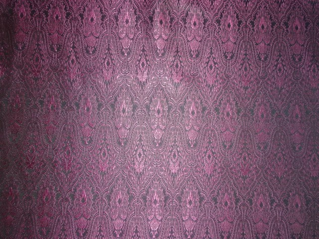 BROCADE FABRIC Pink &amp; Black Color 44" wide BRO328[2]