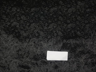 Spun Brocade fabric Black Color 44" wide BRO332[5]