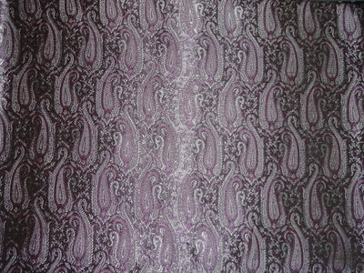 Spun Brocade fabric Pink,Black & Grey Color 44" wide BRO331[2]