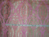 Heavy Brocade Fabric Light Pink,Gold & Metallic Gold color 44" wide BRO334[5]