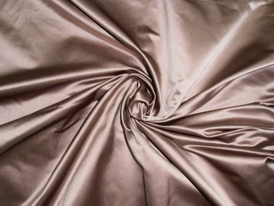 53 MOMME SILK DUTCHESS SATIN FABRIC rich fawn brown color 54&quot; wide