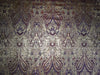 Brocade Fabric Red,Purple &amp; Metallic Gold color