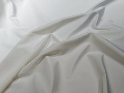 High Quality Italian White Velvet Fabric 58" {147 cm} wide