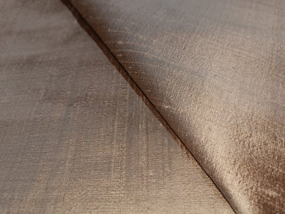 100% pure silk dupioni fabric SOFT FAWN 54" wide with slubs MM92[5]