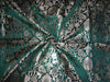 Silk Brocade heavy Fabric~Emerald Green &amp; Metallic Gold colour BRO343[1]