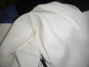 THIN 26 MOMME OFF WHITE /LIGHT CREAM PURE LINEN FABRIC 59&quot;WIDE