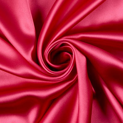 Fiery Rose Pink viscose modal satin weave fabric ~ 44&quot; wide (14)