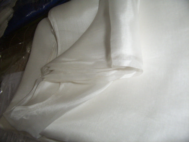 Silk thin fabric[Snow White colour]44" wide