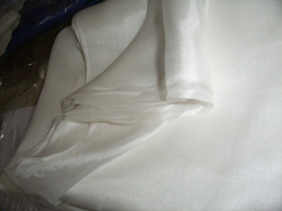 Silk thin fabric[Snow White colour]44" wide