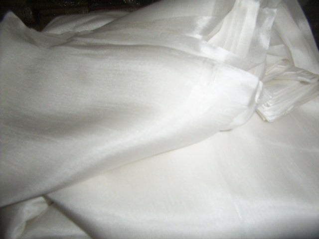 Silk thin fabric[Snow White colour]44" wide