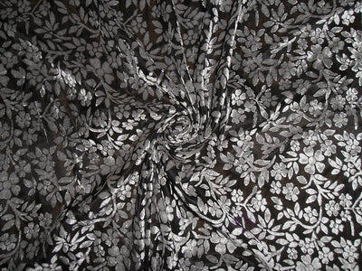 Grey Devore Polyester Burnout Velvet fabric 60" wide [5599]