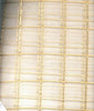 ivory silk organza fabric 44&quot; ~gold plaids - The Fabric Factory