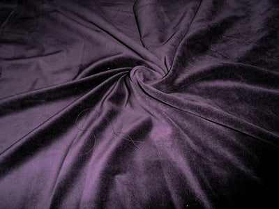 100% Cotton Velvet Plum Fabric ~ 54&quot; wide