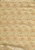 Silk brocade fabric 44&quot; beige floral - The Fabric Factory