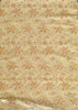 Silk brocade fabric 44&quot; beige floral