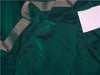 Silk Georgette Green Color with Shimmer Border 44&quot;