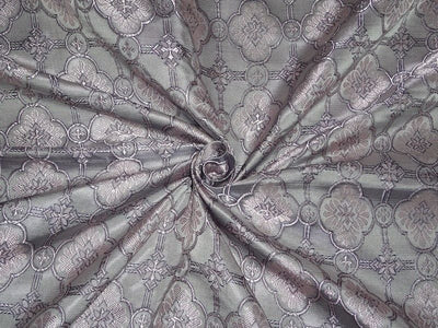 Brocade Vestment Fabric Rose Pink &amp; Ink Purple color 44&quot;BRO346[2]