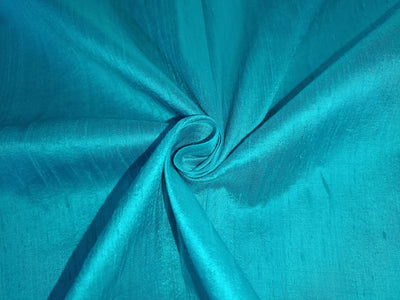 100% Pure SILK Dupion FABRIC neon blue colour 54&quot; wide with slubs*MM5[1]