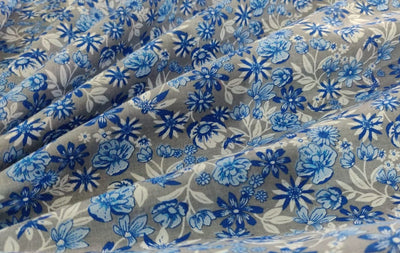 100% cotton cambric Print Floral Design 58" wide available in three floral colors[12808-12810]