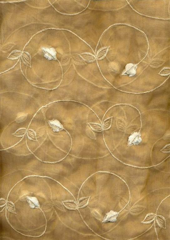 Mint Cream Silk Organza Fabric main image 1