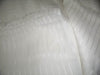 White silk chiffon thin satin stripe fabric 44&quot; wide