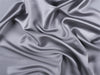Light Steel Grey viscose modal satin weave fabric ~ 44&quot; wide.(20)