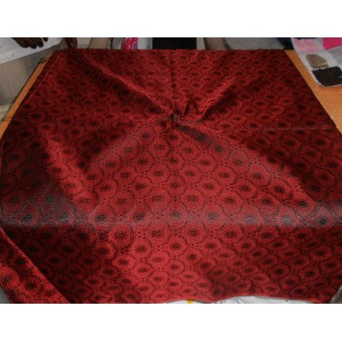 Silk Brocade fabric red X black Colour 44&quot;*BRO87[2]