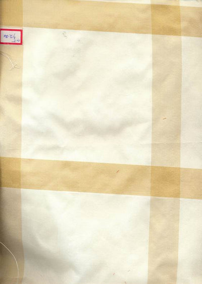 SILK TAFFETA fabric gorgeous ivory plaids / beige colour 54&quot; wide